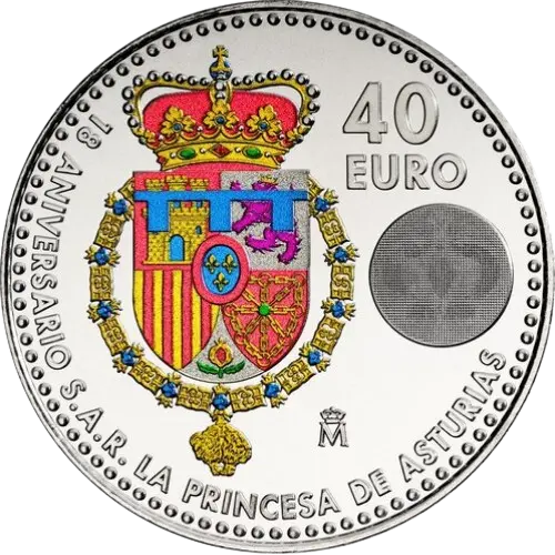 Moneda 18 Aniversario de S.A.R. la Princesa de Asturias (2023)