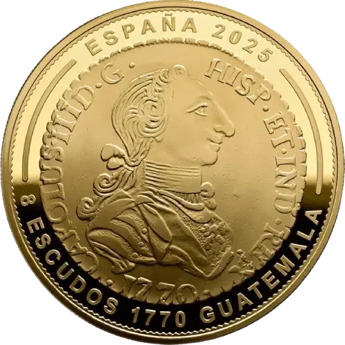 Moneda 8 Escudos 1770 Guatemala - II Serie Joyas del Museo Casa de la Moneda (2025)
