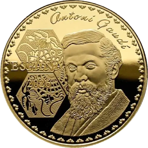 400 euros 2026 - Sagrada Familia - Centenario Gaudí 2026 España (anverso)