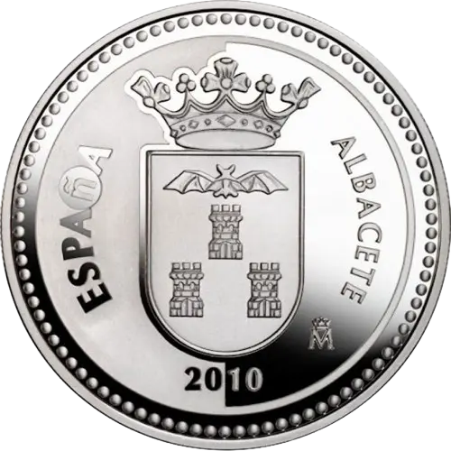 5 euros 2010 - Albacete: Museo Municipal de la Cuchillería - I Serie Capitales de Provincia y Ciudades Autónomas España (anverso)