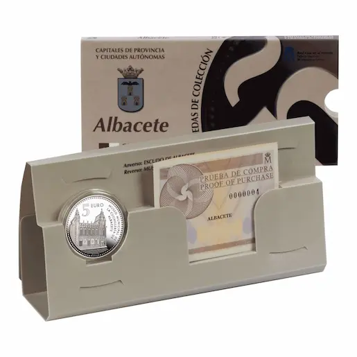 Presentación con caja y certificado (FNMT)