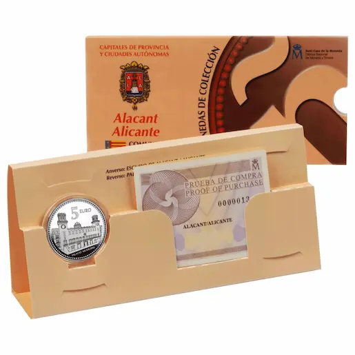 Presentación con caja y certificado (FNMT)