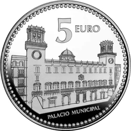 Moneda Alicant / Alacante: Palacio Municipal - I Serie Capitales de Provincia y Ciudades Autónomas (2010)