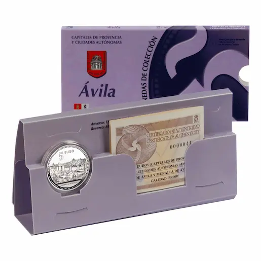 Presentación con caja y certificado (FNMT)