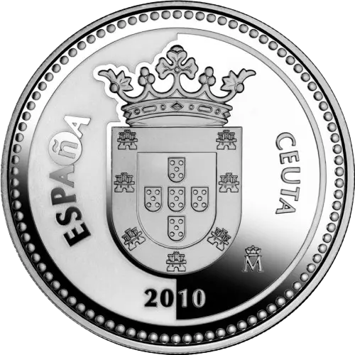 5 euros 2010 - Ceuta: Palacio de la Asamblea - I Serie Capitales de Provincia y Ciudades Autónomas España (anverso) 5 euros 2010 - Ceuta: Palacio de la Asamblea - I Serie Capitales de Provincia y Ciudades Autónomas España (anverso)