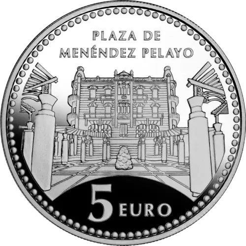 Moneda Melilla: Plaza de Menéndez Pelayo - I Serie Capitales de Provincia y Ciudades Autónomas (2010)
