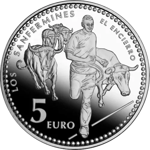 Moneda Pamplona / Iruña: Los Sanfermines y el encierro - I Serie Capitales de Provincia y Ciudades Autónomas (2010)