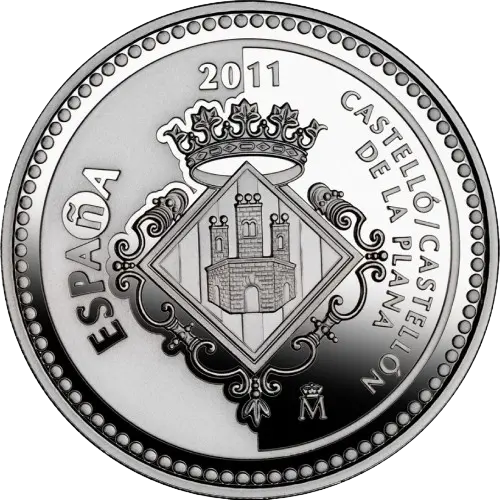 5 euros 2011 - Castelló de la Plana / Castellón: Teatre Principal - III Serie Capitales de Provincia y Ciudades Autónomas España (anverso) 5 euros 2011 - Castelló de la Plana / Castellón: Teatre Principal - III Serie Capitales de Provincia y Ciudades Autónomas España (anverso)