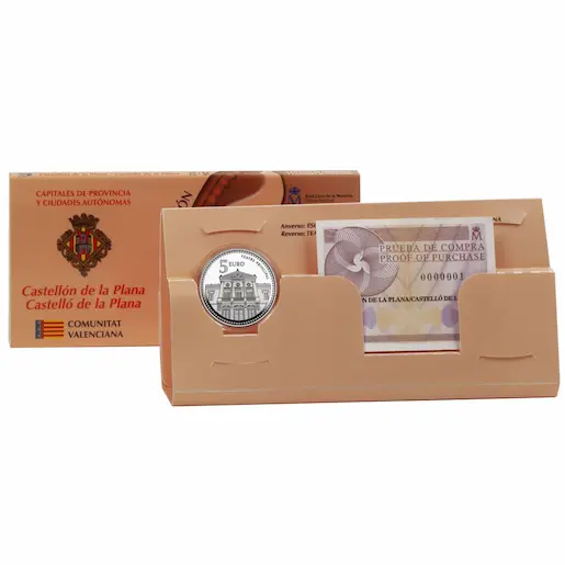 Presentación con caja y certificado (FNMT)