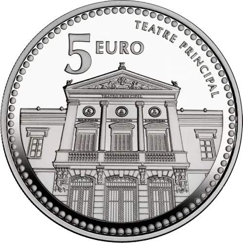 Moneda Castelló de la Plana / Castellón: Teatre Principal - III Serie Capitales de Provincia y Ciudades Autónomas (2011)