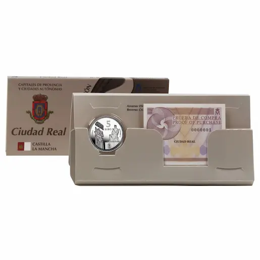 Presentación con caja y certificado (FNMT)