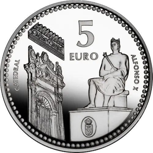 Moneda Ciudad Real: Catedral y monumento Alfonso X - III Serie Capitales de Provincia y Ciudades Autónomas (2011)