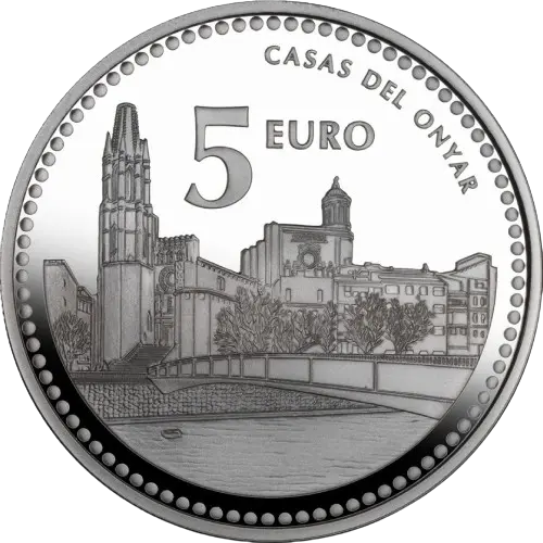 Moneda Girona: Casas del Onyar - III Serie Capitales de Provincia y Ciudades Autónomas (2011)