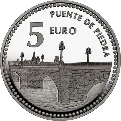 Moneda Logroño: Puente de Piedra - II Serie Capitales de Provincia y Ciudades Autónomas (2011)