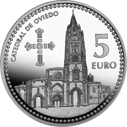 Moneda Oviedo: Catedral de Oviedo - II Serie Capitales de Provincia y Ciudades Autónomas (2011)