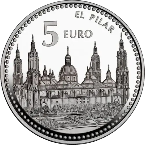 Moneda Zaragoza: Basílica del Pilar - III Serie Capitales de Provincia y Ciudades Autónomas (2011)