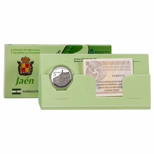 Presentación con caja y certificado (FNMT)