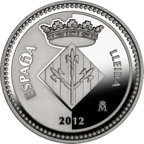 5 euros 2012 - Lleida: Seu Vella - IV Serie Capitales de Provincia y Ciudades Autónomas España (anverso) 5 euros 2012 - Lleida: Seu Vella - IV Serie Capitales de Provincia y Ciudades Autónomas España (anverso)