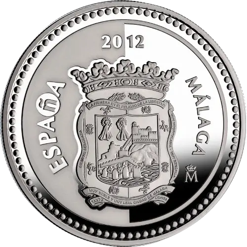 5 euros 2012 - Málaga: Catedral de Málaga - V Serie Capitales de Provincia y Ciudades Autónomas España (anverso) 5 euros 2012 - Málaga: Catedral de Málaga - V Serie Capitales de Provincia y Ciudades Autónomas España (anverso)