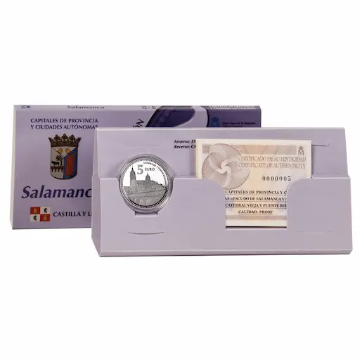 Presentación con caja y certificado (FNMT)