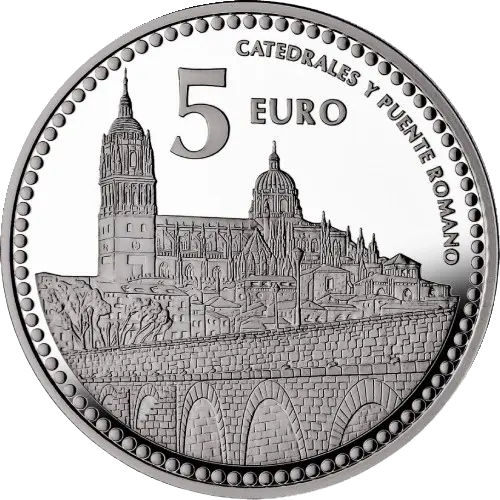 Moneda Salamanca: Catedrales y Puente Romano - V Serie Capitales de Provincia y Ciudades Autónomas (2012)