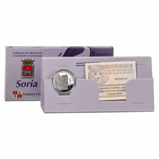 Presentación con caja y certificado (FNMT)