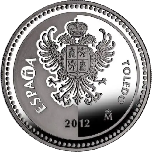 5 euros 2012 - Toledo: Puerta del Sol - V Serie Capitales de Provincia y Ciudades Autónomas España (anverso)