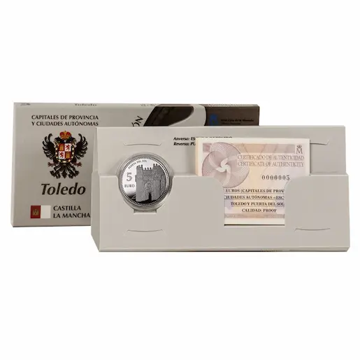 Presentación con caja y certificado (FNMT)