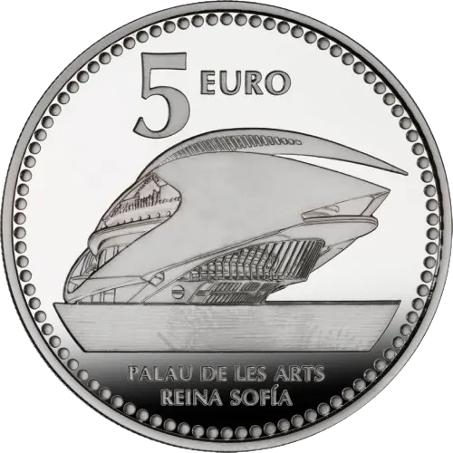 Moneda Valencia: Palau de les Arts Reina Sofía - IV Serie Capitales de Provincia y Ciudades Autónomas (2012)