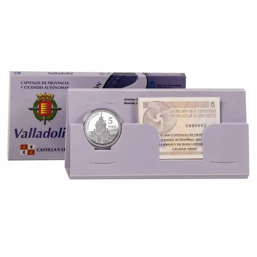 Presentación con caja y certificado (FNMT)