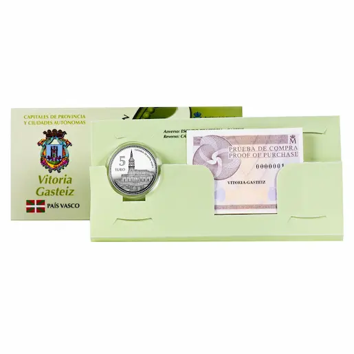 Presentación con caja y certificado (FNMT)