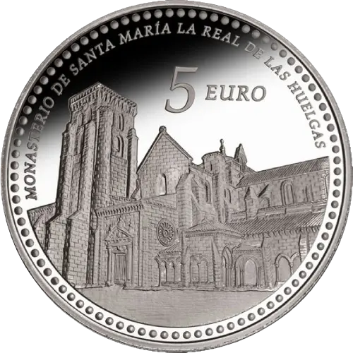 Moneda Monasterio de Santa María la Real de Las Huelgas - I Serie Patrimonio Nacional (2013)