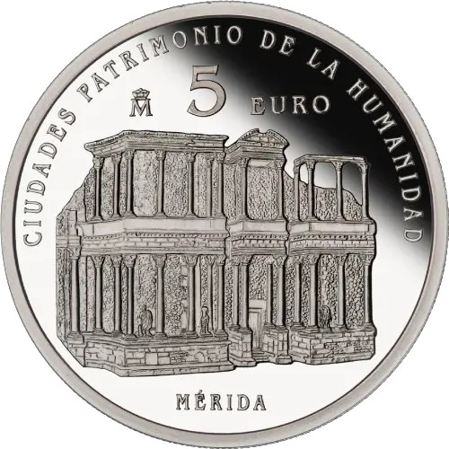 Moneda Mérida - II Serie Ciudades Patrimonio de la Humanidad (2015)