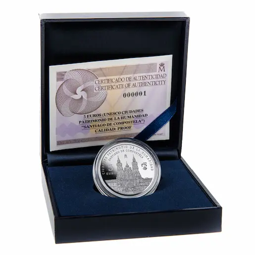 Presentación con caja y certificado (FNMT)