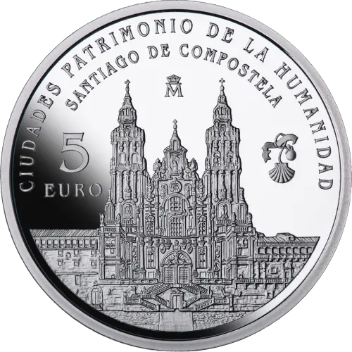 Moneda Santiago de Compostela - III Serie Ciudades Patrimonio de la Humanidad (2015)