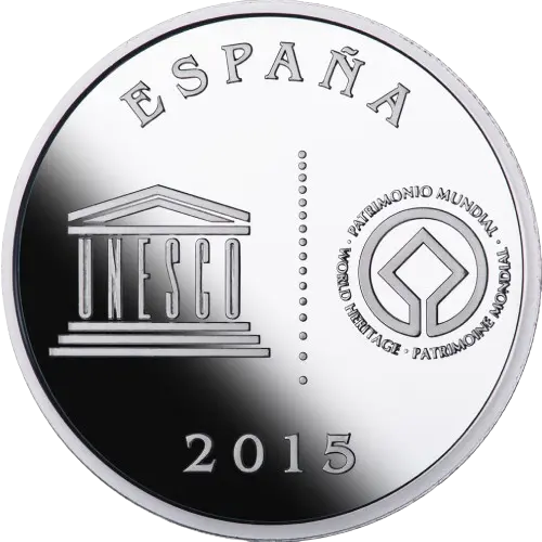 5 euros 2015 - Segovia - III Serie Ciudades Patrimonio de la Humanidad España (anverso) 5 euros 2015 - Segovia - III Serie Ciudades Patrimonio de la Humanidad España (anverso)