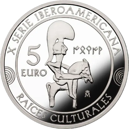 Moneda Raíces culturales: Guerrero de Mogente - X Serie Iberoamericana (2015)