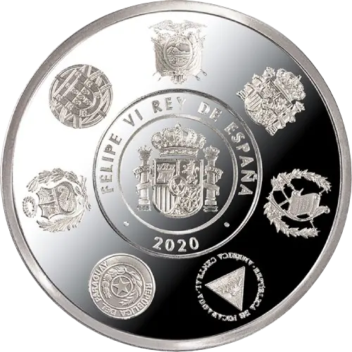 5 euros 2020 - Trenes Históricos: Locomotora Barcelona–Mataró - XII Serie Iberoamericana España (anverso) 5 euros 2020 - Trenes Históricos: Locomotora Barcelona–Mataró - XII Serie Iberoamericana España (anverso)