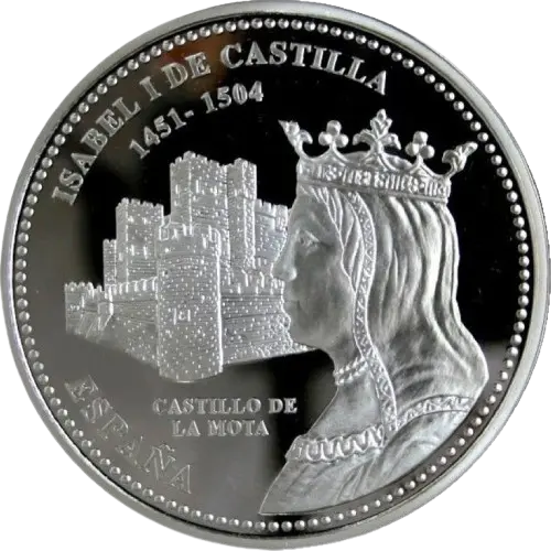 50 euros 2004 - V Centenario de la muerte de Isabel la Católica España (anverso) 50 euros 2004 - V Centenario de la muerte de Isabel la Católica España (anverso)