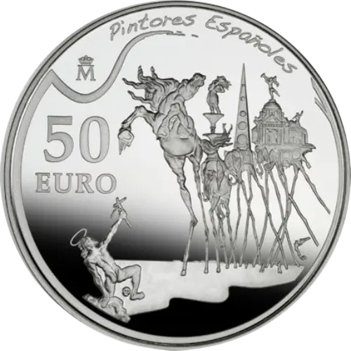 Moneda Salvador Dalí: La tentación de San Antonio - II Serie Pintores Españoles (2009)