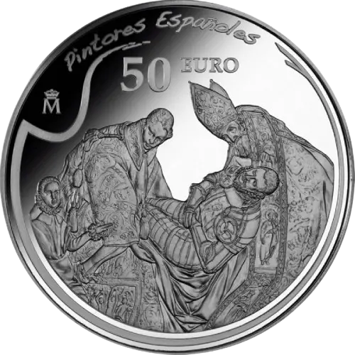 50 euros 2011 - El Greco: El Entierro del Señor de Orgaz - IV Serie Pintores Españoles España (anverso)
