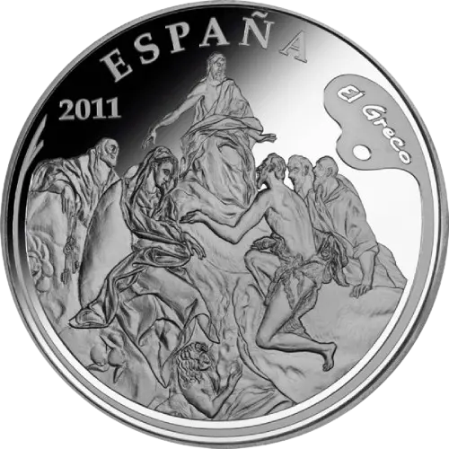 Moneda El Greco: El Entierro del Señor de Orgaz - IV Serie Pintores Españoles (2011)