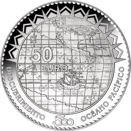 Moneda 500 Aniversario del descubrimiento del Pacífico (2013)
