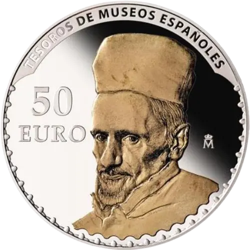 50 euros 2015 - Arcimboldo y Velázquez - III Serie Tesoros de Museos Españoles España (reverso)