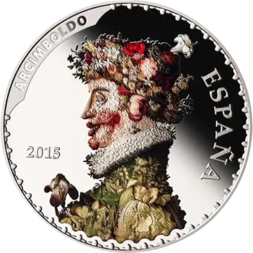 Moneda  Arcimboldo y Velázquez - III Serie Tesoros de Museos Españoles (2015)