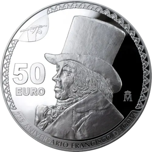 50 euros 2021 - 275 Aniversario Francisco de Goya: La Vendimia España (reverso) 50 euros 2021 - 275 Aniversario Francisco de Goya: La Vendimia España (reverso)