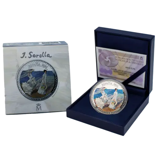 Presentación con caja y certificado (FNMT)