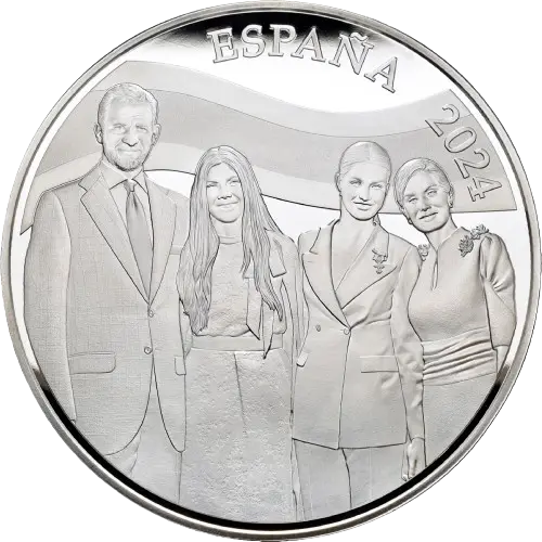 50 euros 2024 - X Aniversario de la proclamación de S.M.R. Don Felipe VI España (anverso)