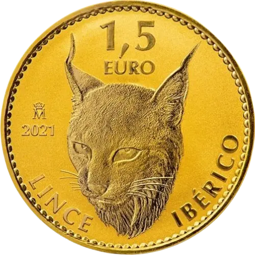 Moneda Lince Ibérico 1 onza (2021)