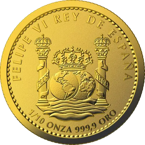 0.15 euros 2023 - Toro 1/10 onza España (anverso)
